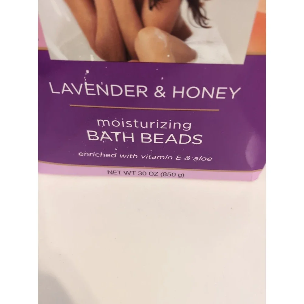 Calgon Ultra-Moisturizing Bath Beads‎ Lavender & Honey Fragrnace 30 oz